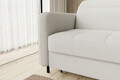 Coltar extensibil dreapta 3 locuri ELTAP, RT-01ROY, Gomsi, 228x165x100 cm, lemn/poliester, alb