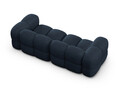 Canapea 4 locuri, Loretto, Cosmopolitan Design, 250x100x68 cm, tesatura structurata, albastru inchis