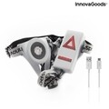 Ham sport cu lumini LED Safelt InnovaGoods, USB, gri/negru