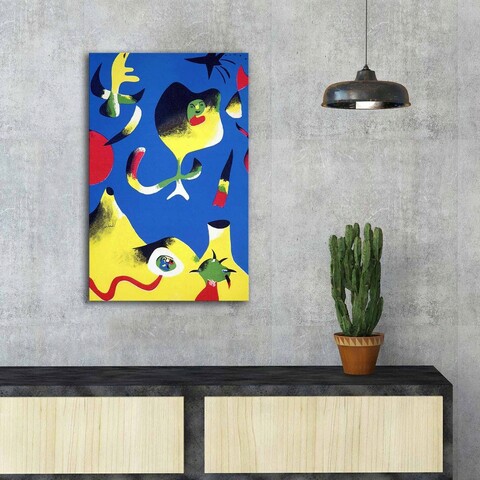 Tablou decorativ, famousart-036, canvas, dimensiune: 45 x 70 cm, multicolor