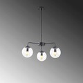 Lustra, Fulgor, 942FLG1349, Metal, Negru