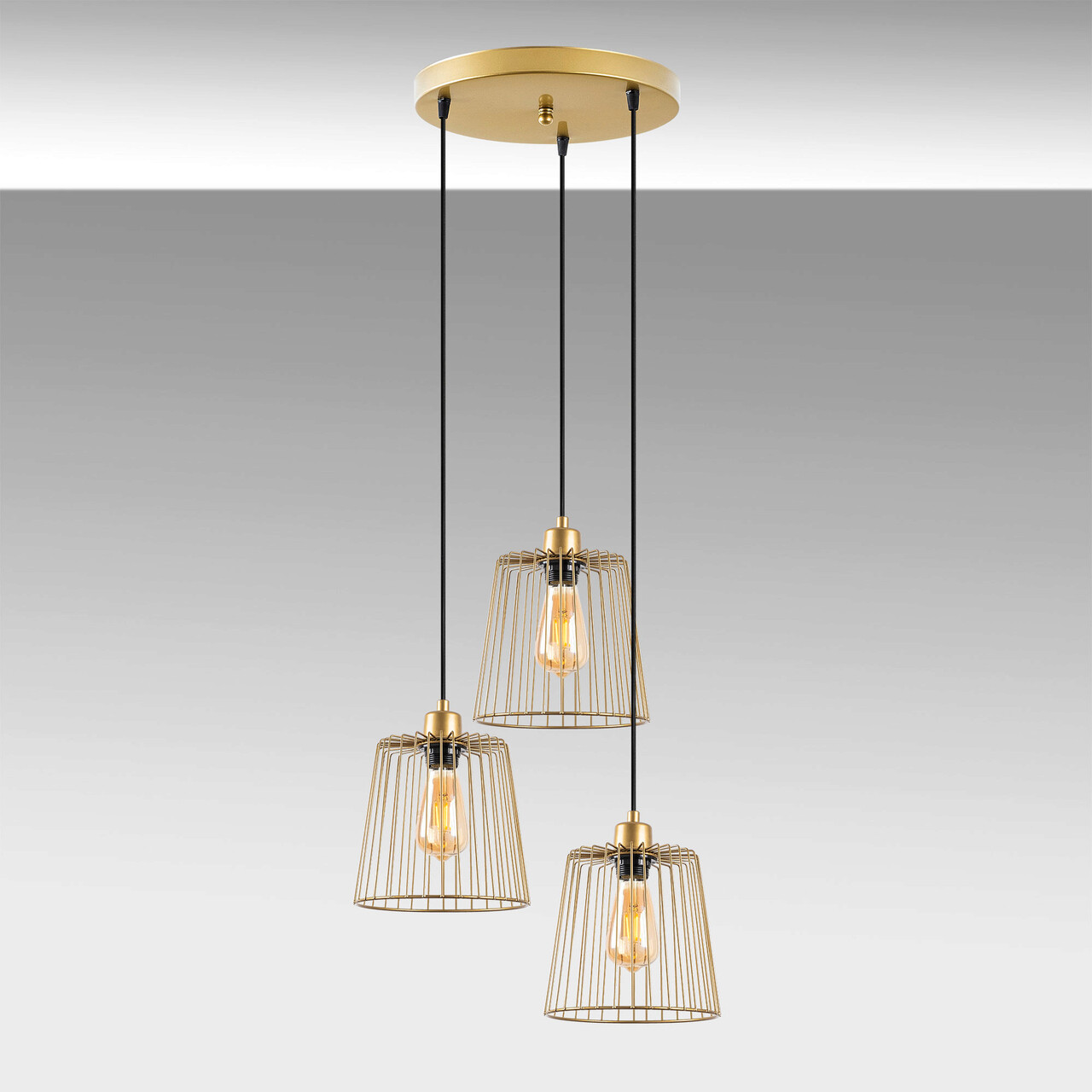 Lustra, Fulgor, 942FLG1493, Metal, Auriu - 2 | YEO