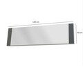 Oglinda decorativa, Neostill, A351, 40x120x2.2 cm, Alb