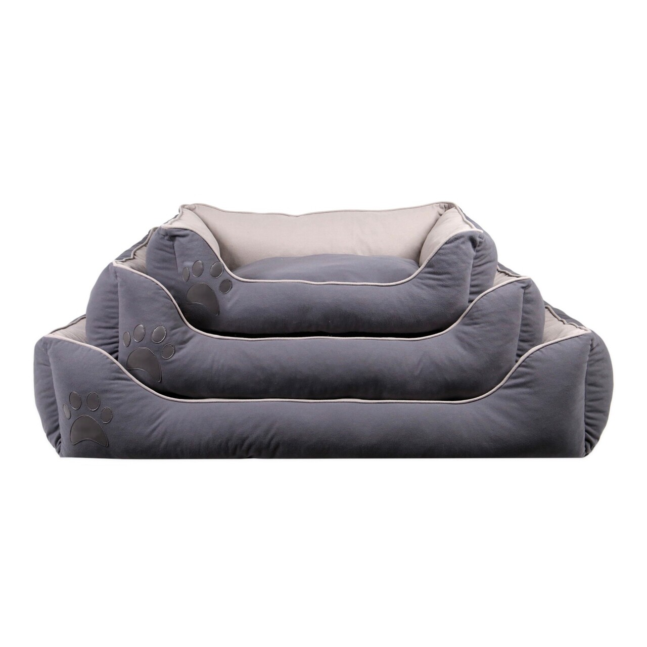 Pat pentru animale de companie, Paws &amp; Whiskers, Lucy Dog &amp; Cat M, Material exterior: 100% poliester, Gri / Gri deschis - view 5