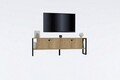 Comoda TV, Puqa Design, Ahu, 160x50.4x24.5 cm, PAL, Maro