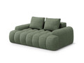 Canapea 2 locuri, Linz, Cosmopolitan Design, 175x100x84 cm, tesatura structurata, verde oliv inchis