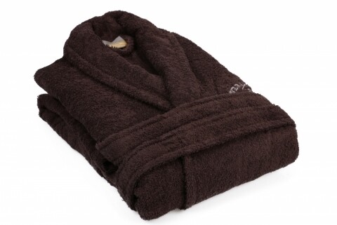 Halat de baie unisex, beverly hills polo club, 100% bumbac, m/l, brown