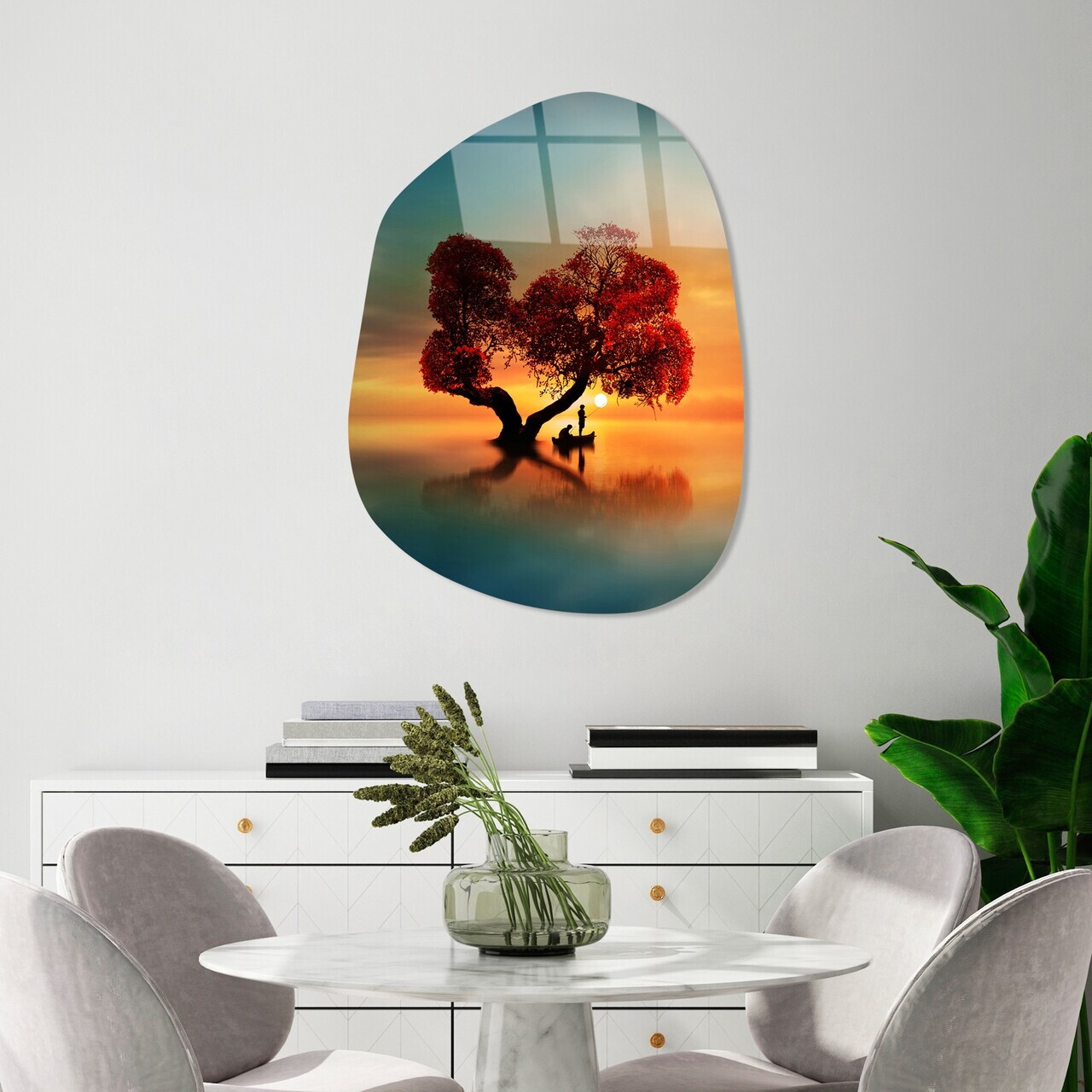 Tablou decorativ, UV-1086, 50 x 70 cm, Multicolor — imaginea 3