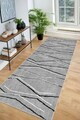 Covor, CLR-7356-GRİ-YOLLUK-4, 80x100 cm, Poliester, Gri