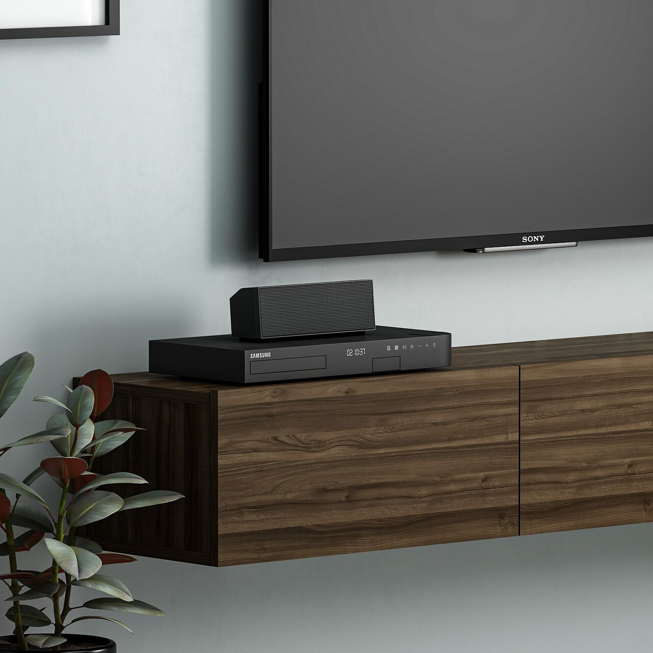 Comoda TV, Inarch, Terra, 180x26x31 cm, PAL, Maro