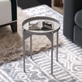 Masuta de cafea, Cerritos, Shb-002-D, 44x57x44 cm, Metal, Gri
