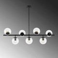 Lustra, Fulgor, 942FLG1217, Metal, Negru