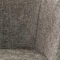 Scaun Sella, Homla, 59.5x57x83 cm, metal/poliester, maro