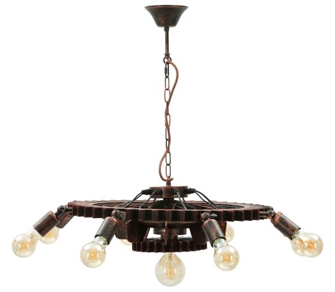 Lustra Ingranaggio, Mauro Ferretti, 9 x E27, 20W, Ø 73.5×16 cm, fier Iluminat