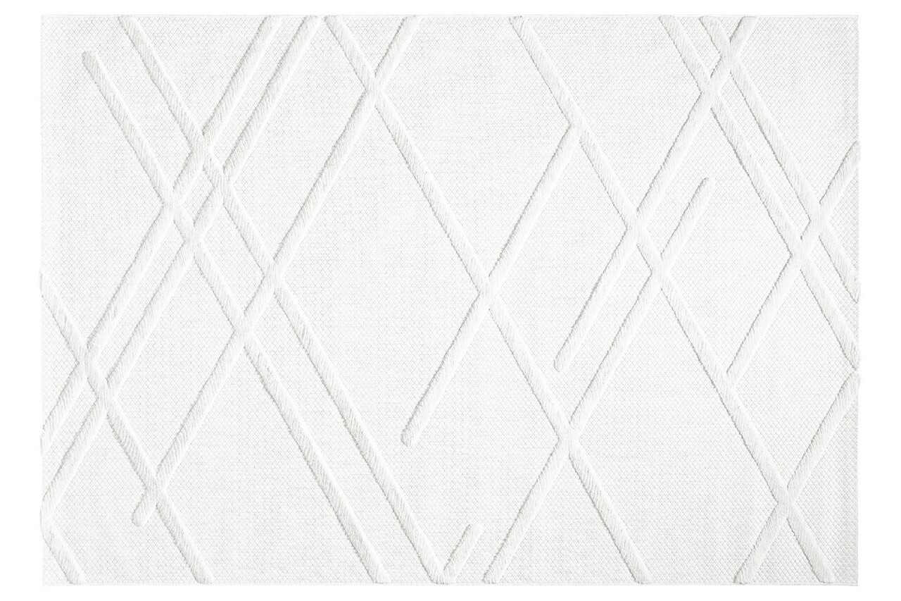 Covor, 58649A Silva, 80x150 cm, Polipropilena, Alb