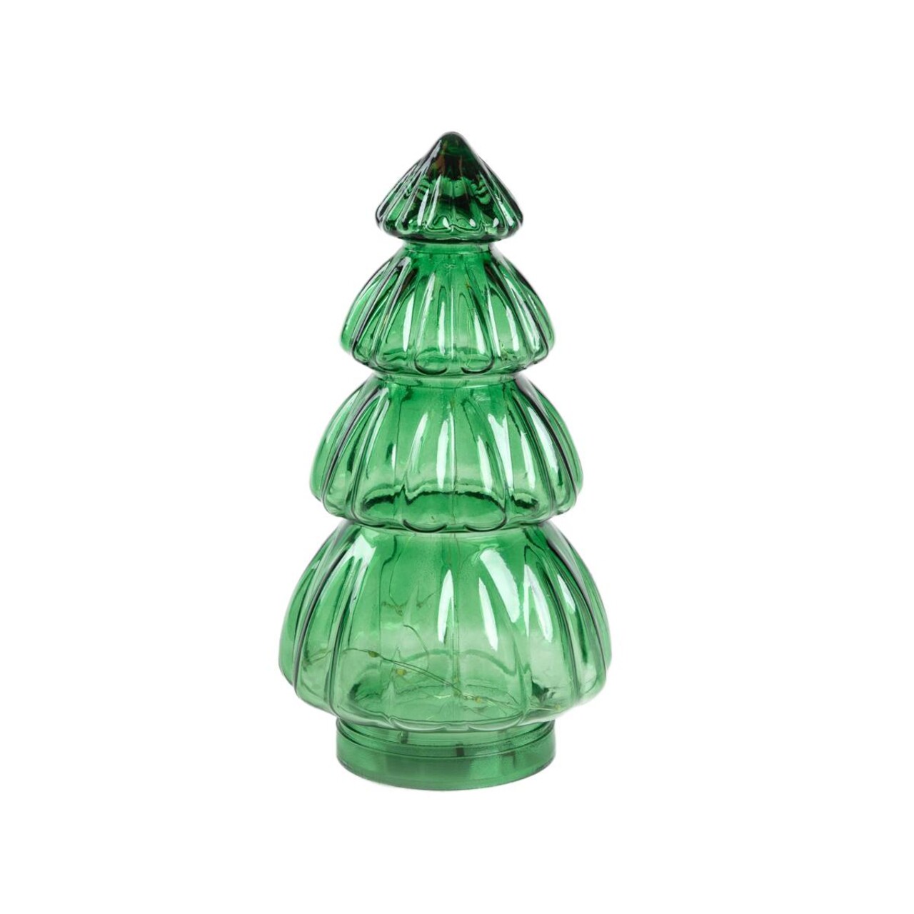 Decoratiune luminoasa Lapland, Homla, 15x28 cm, sticla, verde - 2 | YEO