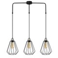 Lustra, Opviq, 892OPV1607, Metal, Negru
