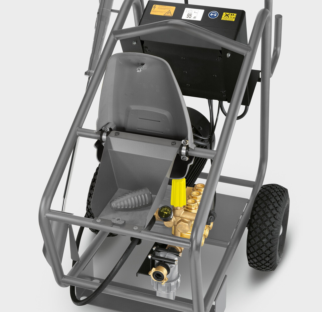 Aparat de spalat cu presiune profesional HD 20/15  - 4 Cage Plus, Karcher, gri — imaginea 3