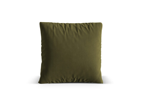 Perna decorativa, Nuria-88, Micadoni Home, 70x70 cm, catifea, verde moss melange