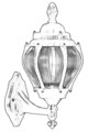 Lampa de exterior, Avonni, 685AVN1332, Plastic ABS, Negru