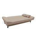 Canapea extensibila 3 locuri Tiko, Pakoworld, 200x85x90 cm, textil, bej