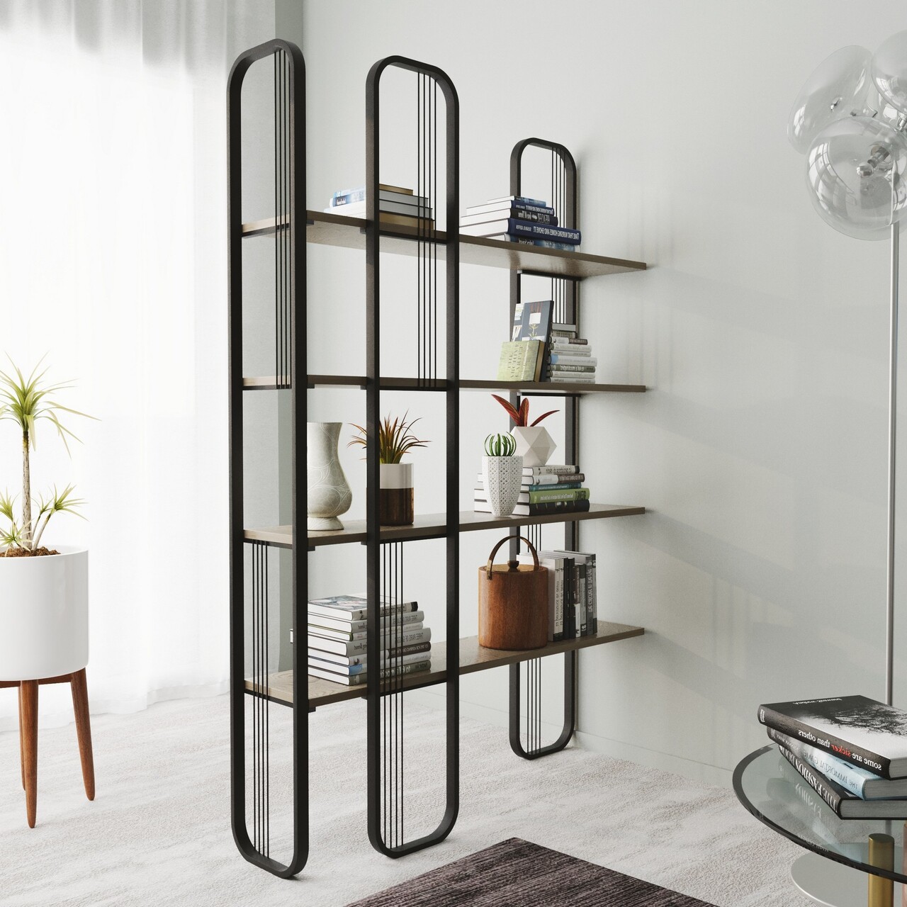 Corp biblioteca, Cerritos, Sierra, Negru - 2 | YEO