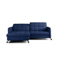Coltar extensibil stanga 3 locuri ELTAP, Lore-51, Lorelle, 225x160x105 cm, lemn/poliester, albastru inchis