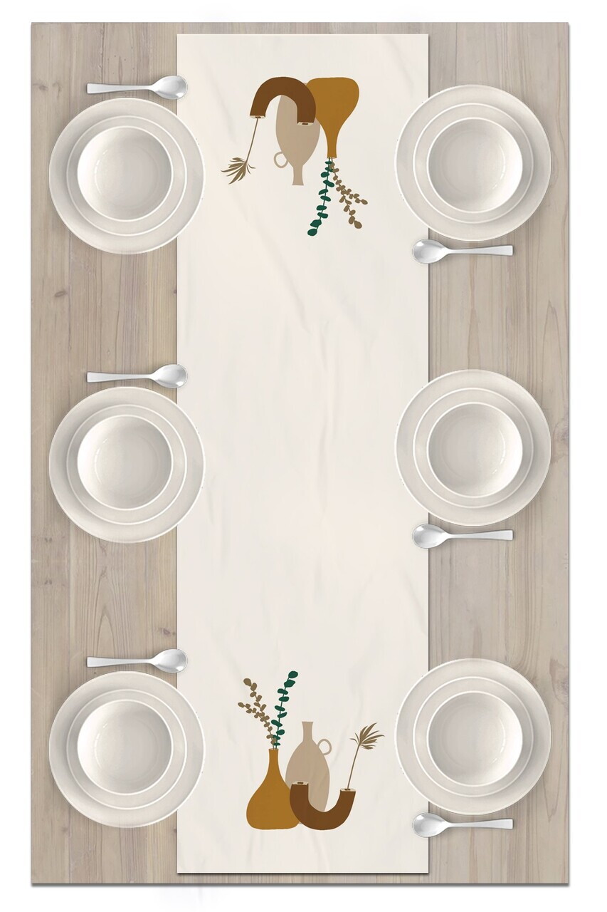 Traversa de masa, Artrunmin-60, 40x135 cm, Poliester, Multicolor — imaginea 2