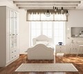 Set dormitor pentru copii, Rabi, Rb-014, Alb mat