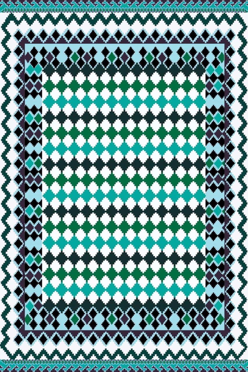 Covor, Hmnt825, 50x80 cm, Multicolor - view 2