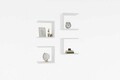Raft de perete, Asse Home, Base, 30x30x19.6 cm, PAL , Alb