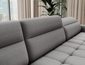 Coltar extensibil dreapta 4 locuri ELTAP, RT-03MAN, Berrto, 306x165x100 cm, lemn/poliester, gri inchis