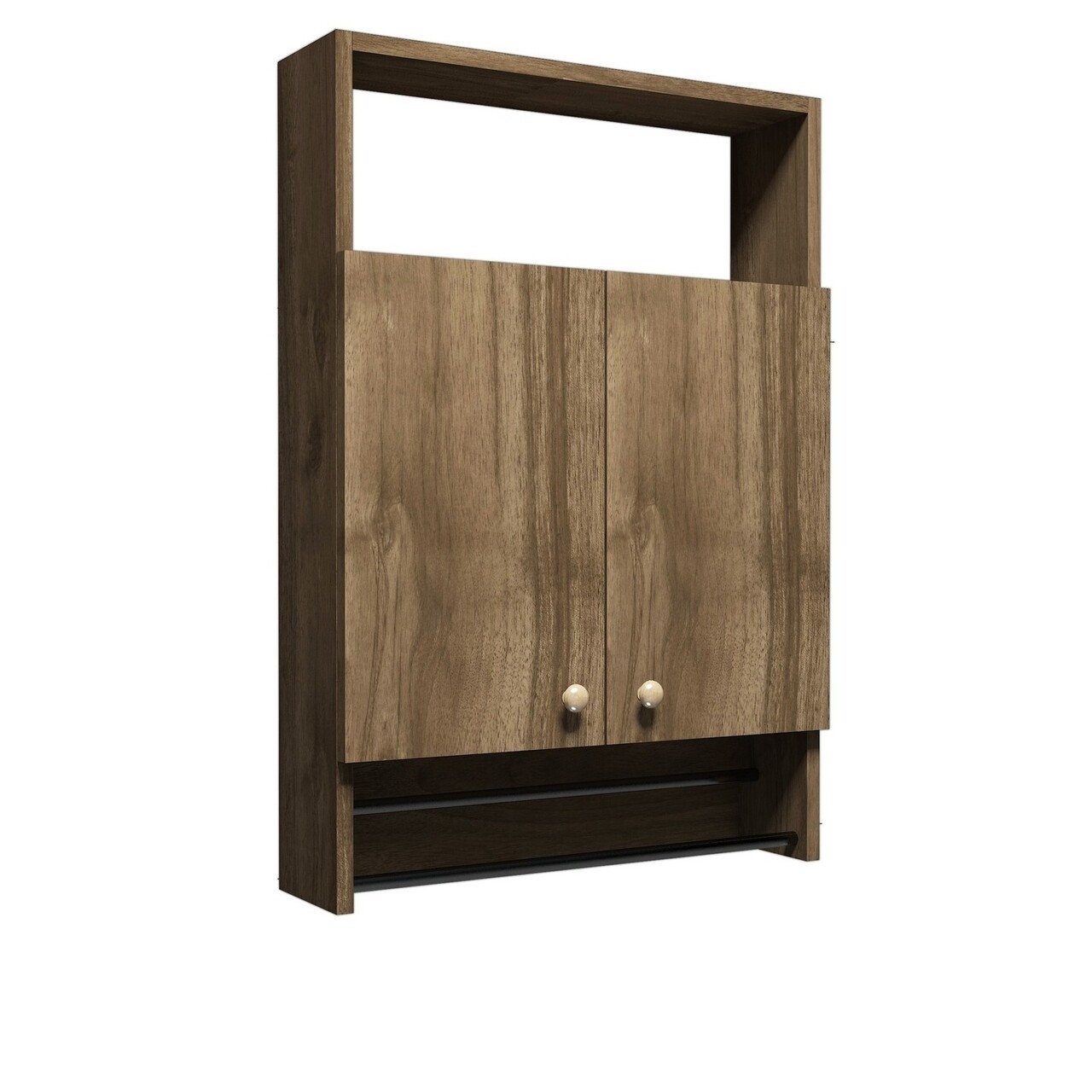 Dulap pentru baie Ela, Puqa Design, 87x15x60 cm, maro - 1 | YEO