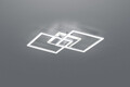 Plafoniera Venida, RL, 57.5x35.5x7.5 cm, 25W, 1x SMD, metal, gri