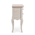 Masuta cu 2 sertare, Clarisse, Bizzotto, 40x30x67 cm, lemn de paulownia