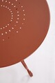 Masa pentru gradina Etienne, Bizzotto, D70x72 cm, otel, invelis e-coating, finisaj mat, rosu picant