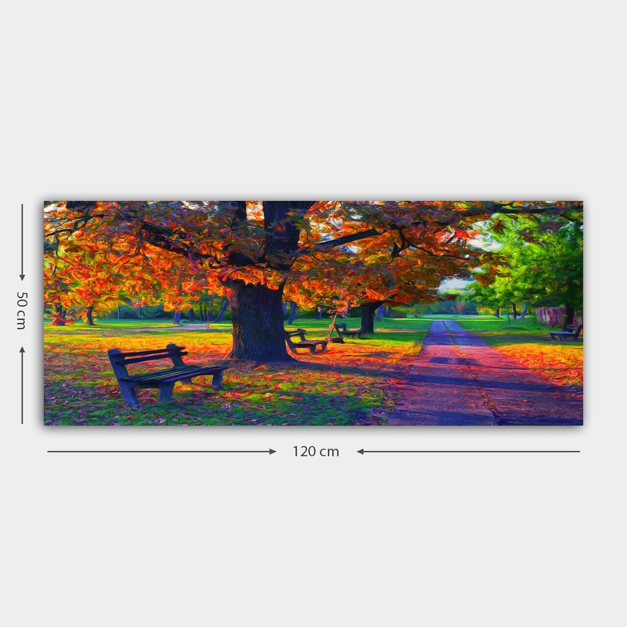Tablou decorativ, YTY87398195_50120, Cadru: 100% LEMN (grosime: 3 cm), Multicolor - view 3