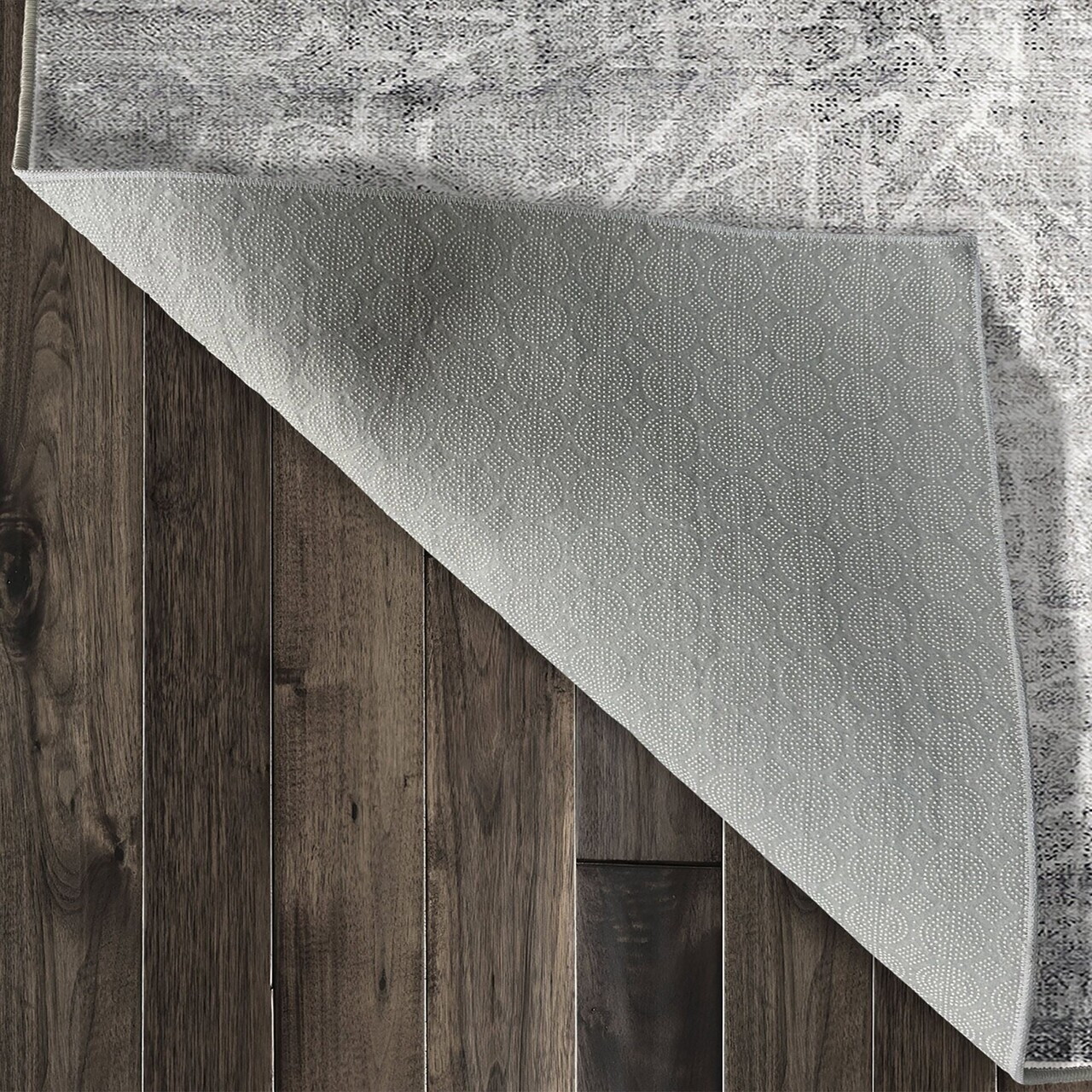 Covor, Kece-Fr04, 180x280 cm, Gri — imaginea 6