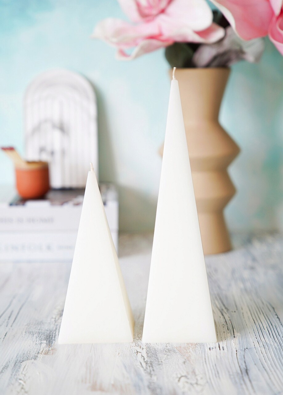 Set 2 lumanari, MUM0231, Crem - 2 | YEO