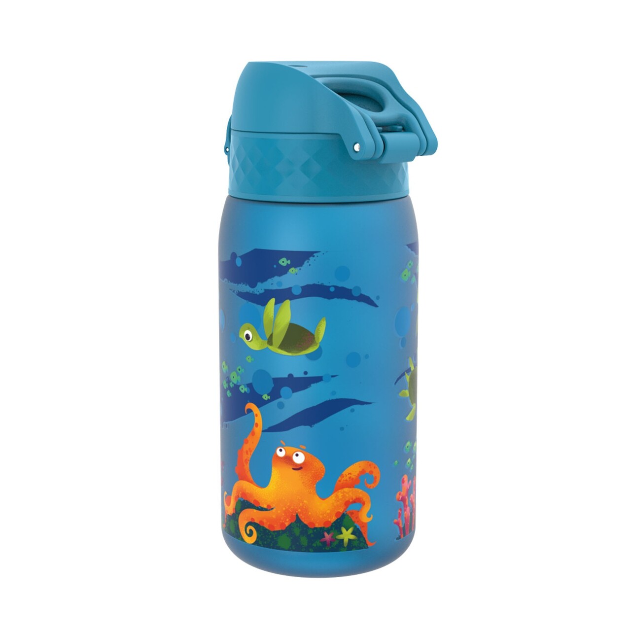 Sticla apa pentru copii, recyclon, 350ml, Sea Turtle - Ion8 - imagine 3