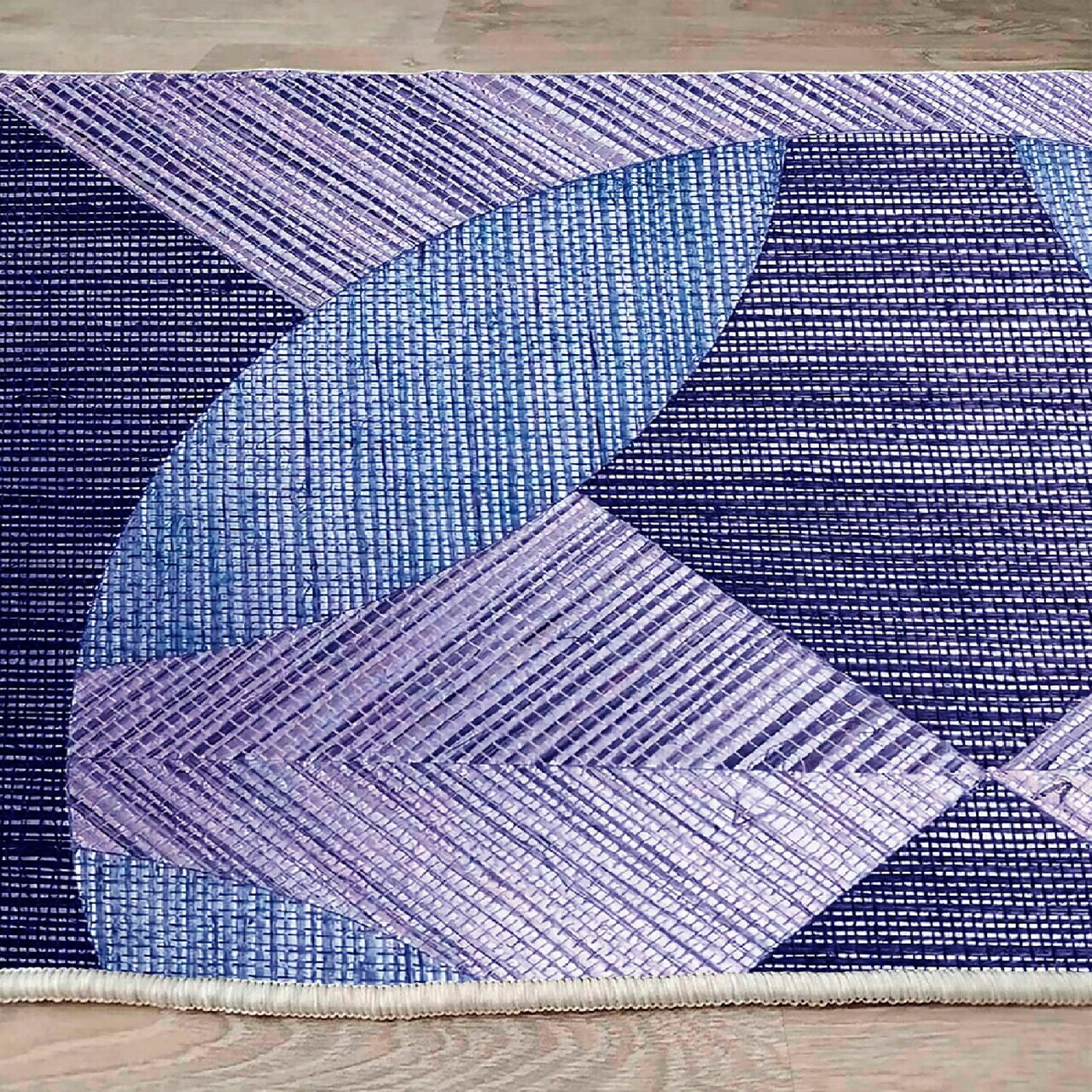 Covor, Woosonıl048, 180x280 cm, Mov / Liliac / Albastru — imaginea 6