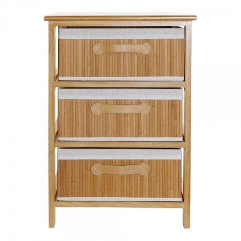 Comoda, dkd home décor, 42 x 32 x 63 cm, lemn de paulownia, maro