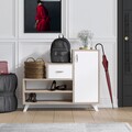 Pantofar Retro, Elegance, 90x33x77 cm, bej