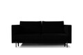 Canapea extensibila 4 locuri ELTAP, SO-REV-10VE, Revi, 215x98x92 cm, lemn/poliester, negru