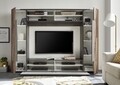 Mobilier living, Rock Betonoxid, 226 x 163 x 40 cm, PAL/MDF, maro/gri