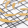 Decoratiune de perete, Sheen, Metal, Latime: 100 cm / Inaltime: 45 cm / Adancime: 4 cm, Multicolor