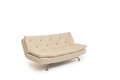 Canapea extensibila cu 3 locuri, Futon, 859FTN2894, Metal , Crem