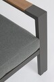 Set mobilier pentru gradina / terasa 4 piese, Einar, Bizzotto, gri carbune