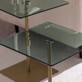Set masuta de cafea, Neostill, Elegante 2, Aur/Verde