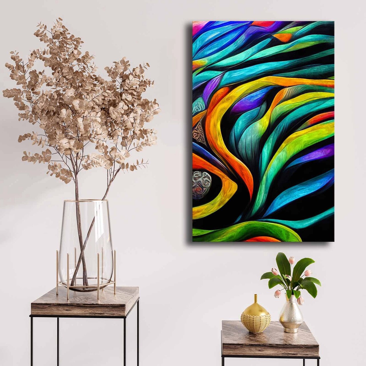 Tablou decorativ 4570NISC-001 Lemn Multicolor